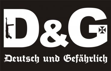 Preview: Deutsch und Gefährlich Kapuzenpullover (Unisex)